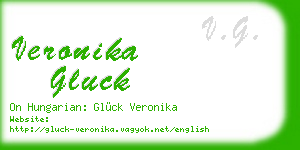 veronika gluck business card